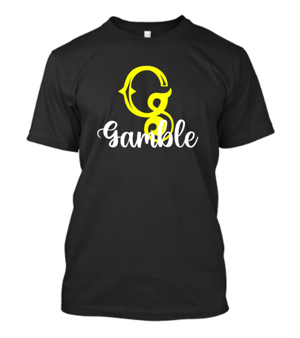 Gamble Gamble Surname Second Name G Yellow Star T-Shirt