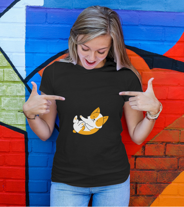 I'm Only Doing This For Pizza Cat Exercising T-Shirt