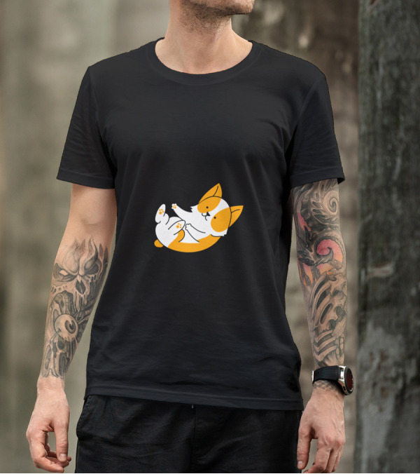 I'm Only Doing This For Pizza Cat Exercising T-Shirt