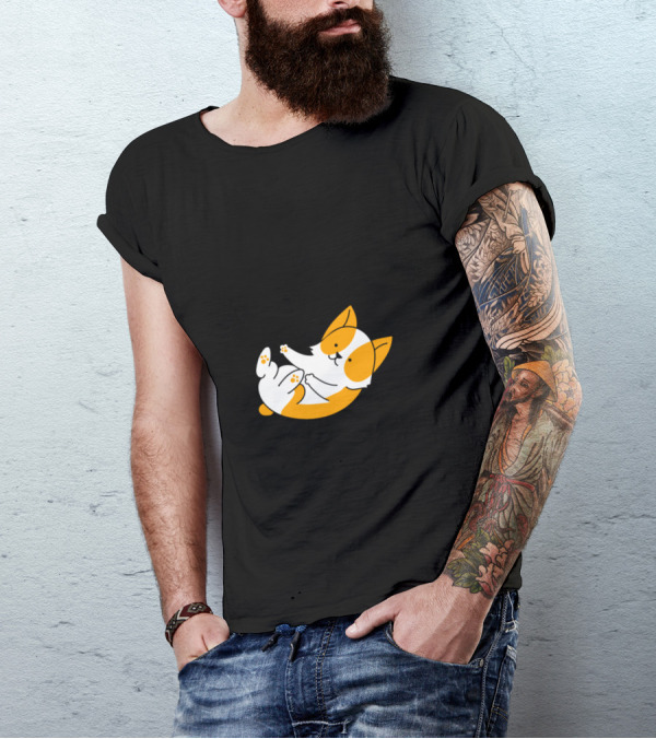 I'm Only Doing This For Pizza Cat Exercising T-Shirt