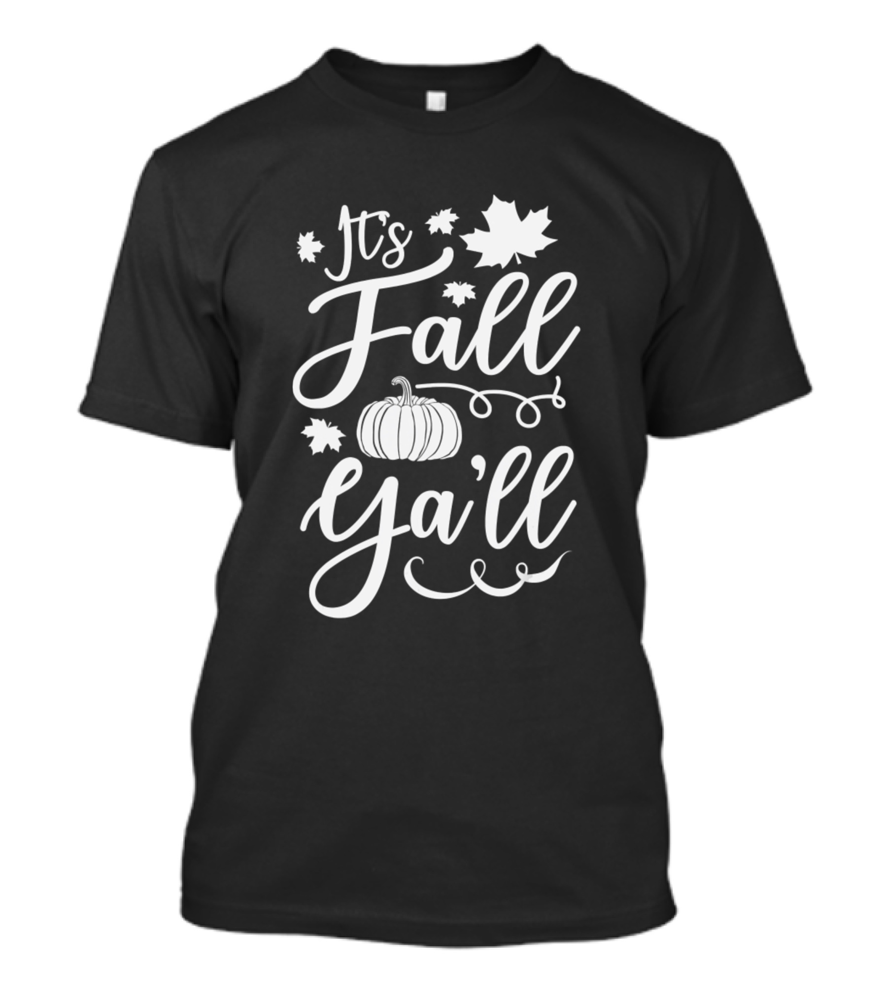 Its Fall Yall Funny Thanksgiving Pumpkin T-Shirt