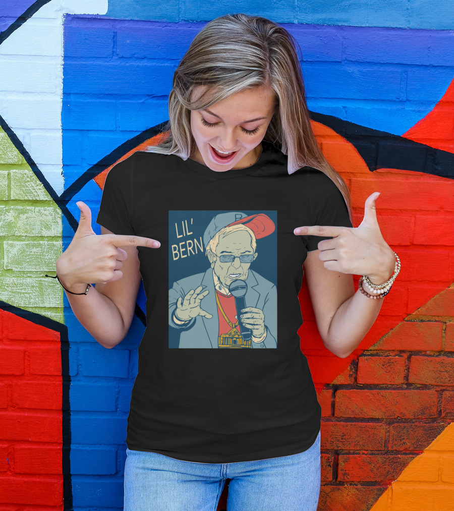 Lil Bern Microphone Cap And Shades T-Shirt