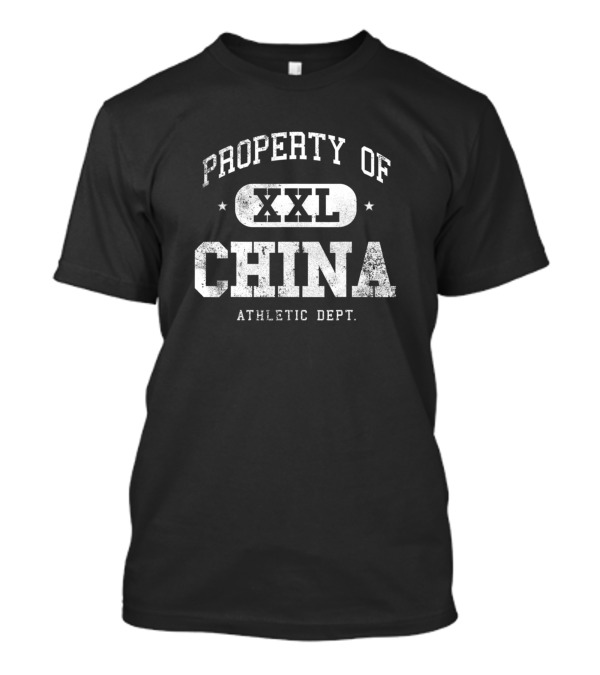 Property Of XXL China Athletic Dept Vintage T-Shirt