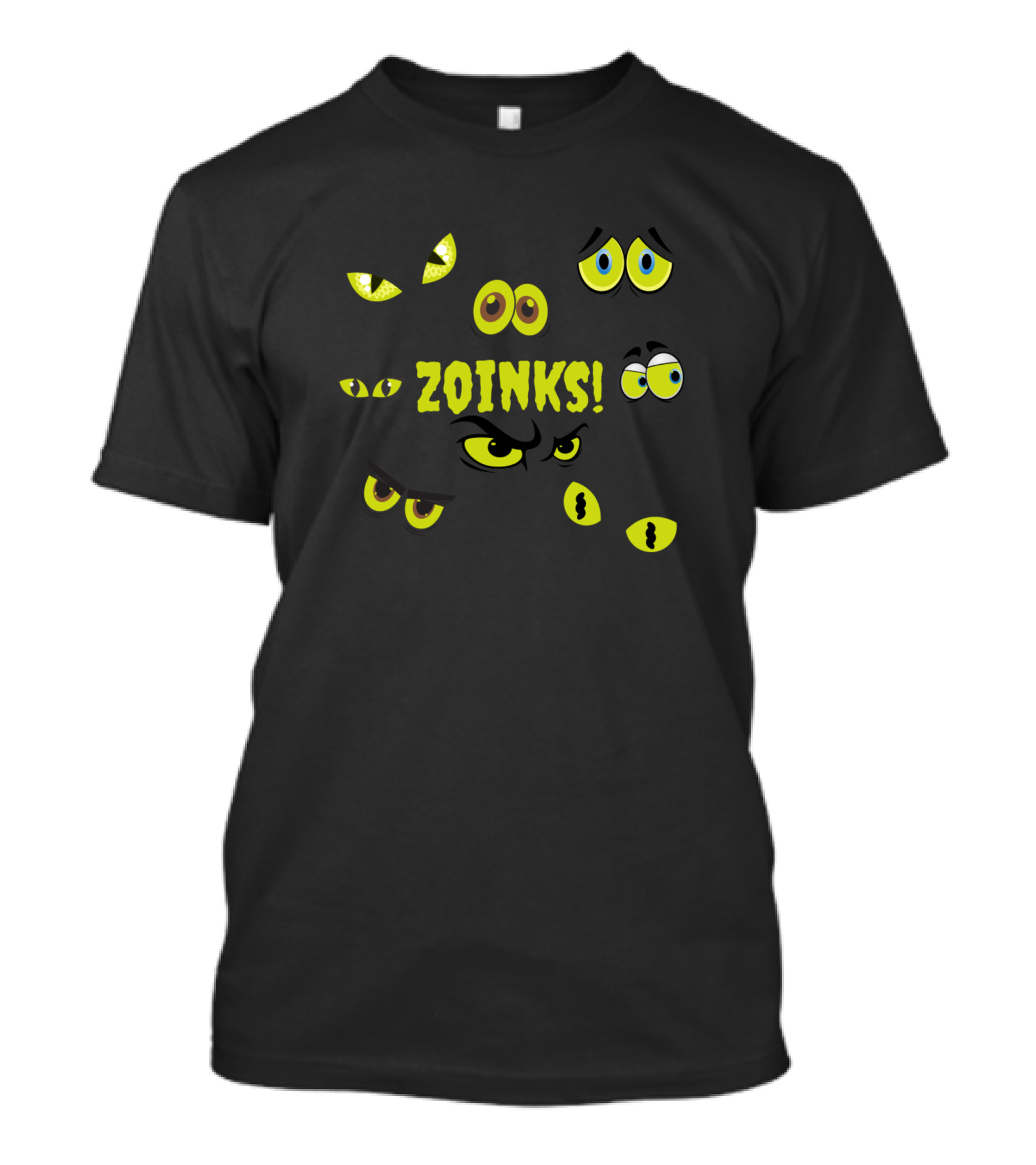 ZOINKS Scary Eyes Halloween No Fear T-Shirt