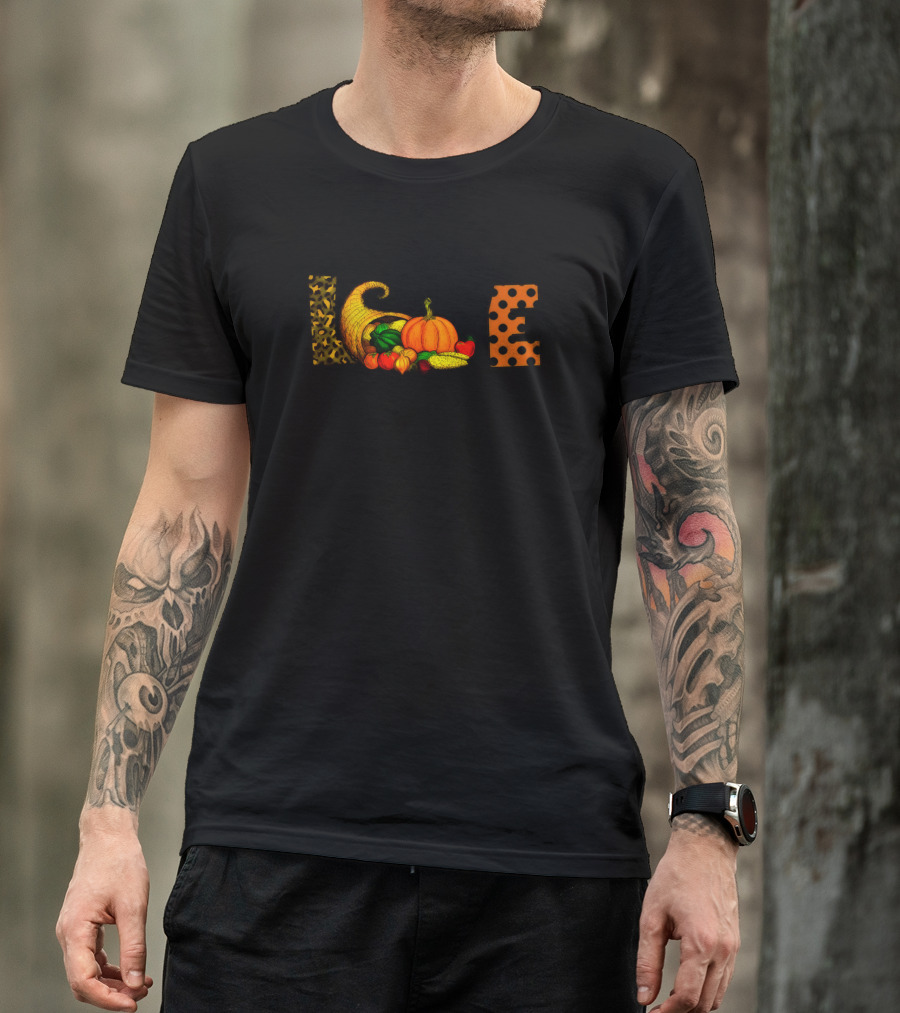 Love Cornucopia Thanksgiving Teacherlife Costume T-Shirt