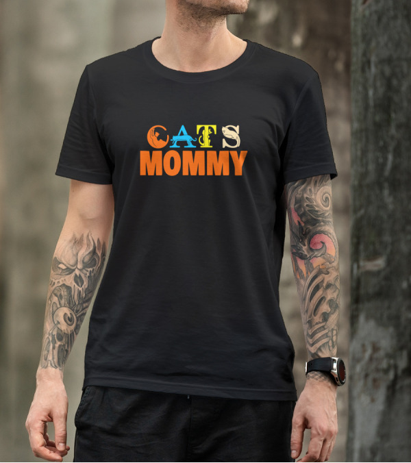 Cats Mommy Retro Vintage T-Shirt