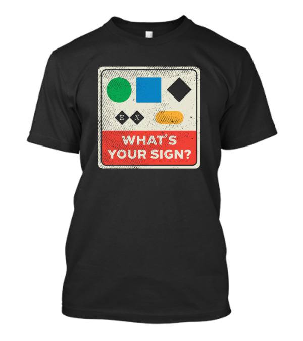 What's Your Sign For Skiing Symbols And Colors T-Shirt