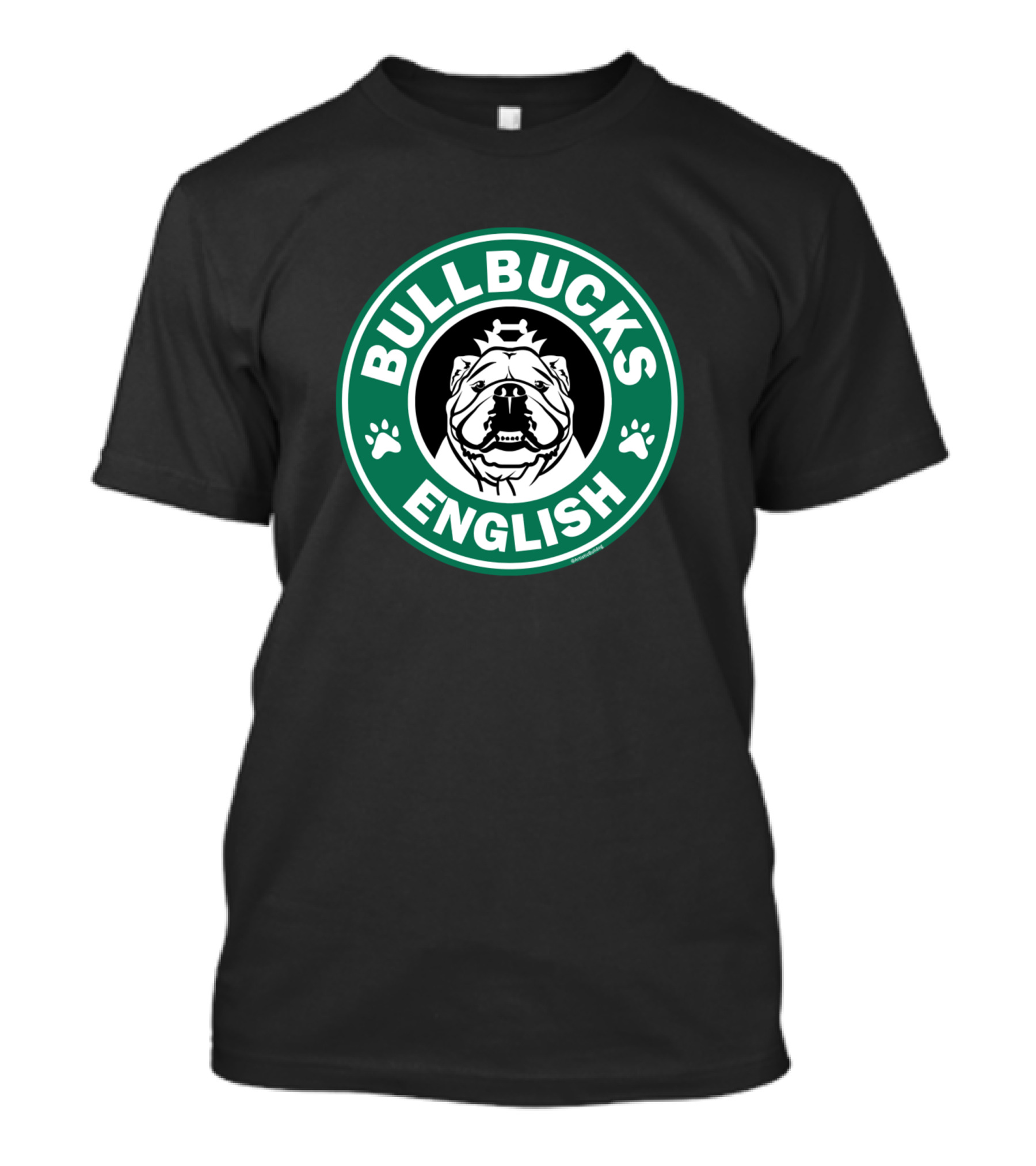 Bullbucks English Dog Coffee T-Shirt