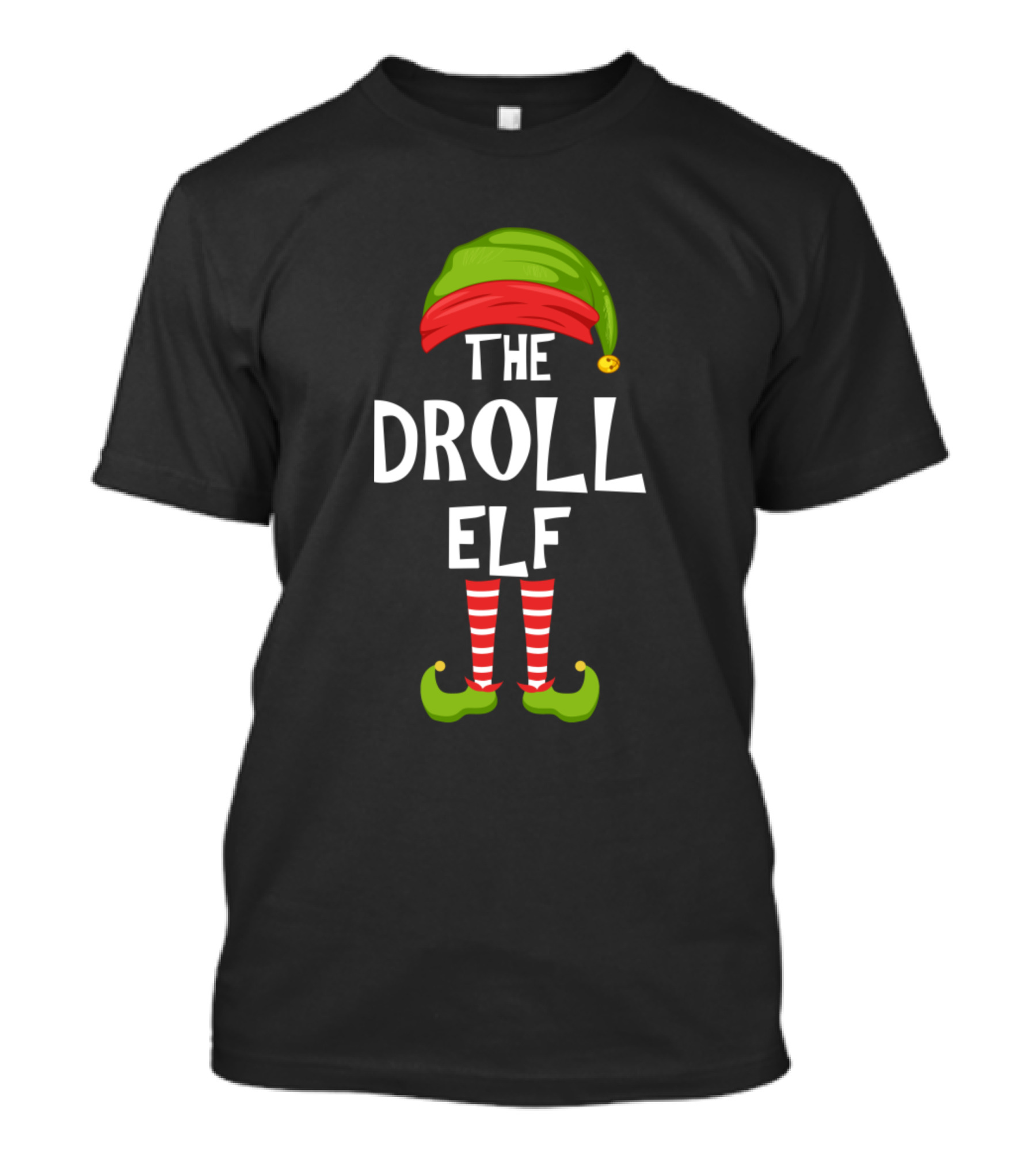 The Droll Elf Matching Family Christmas T-Shirt