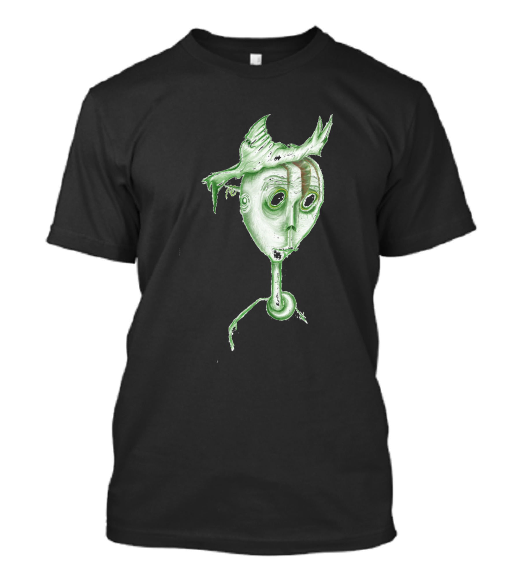 Im Human Alien Green Mask T-Shirt