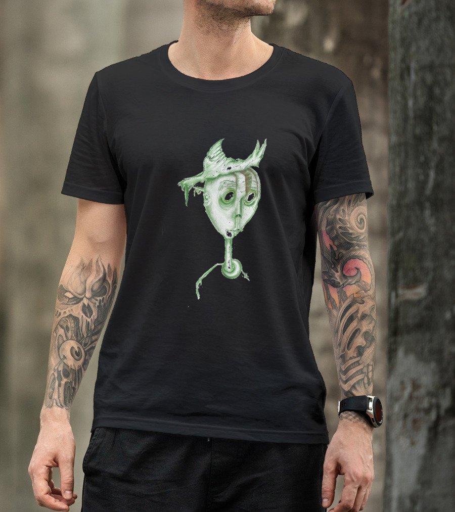 Im Human Alien Green Mask T-Shirt