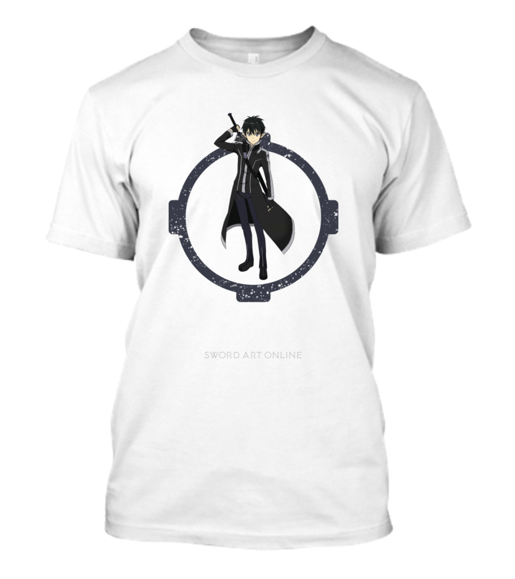 Kirito In Sword Art Online Gaming Circle T-Shirt
