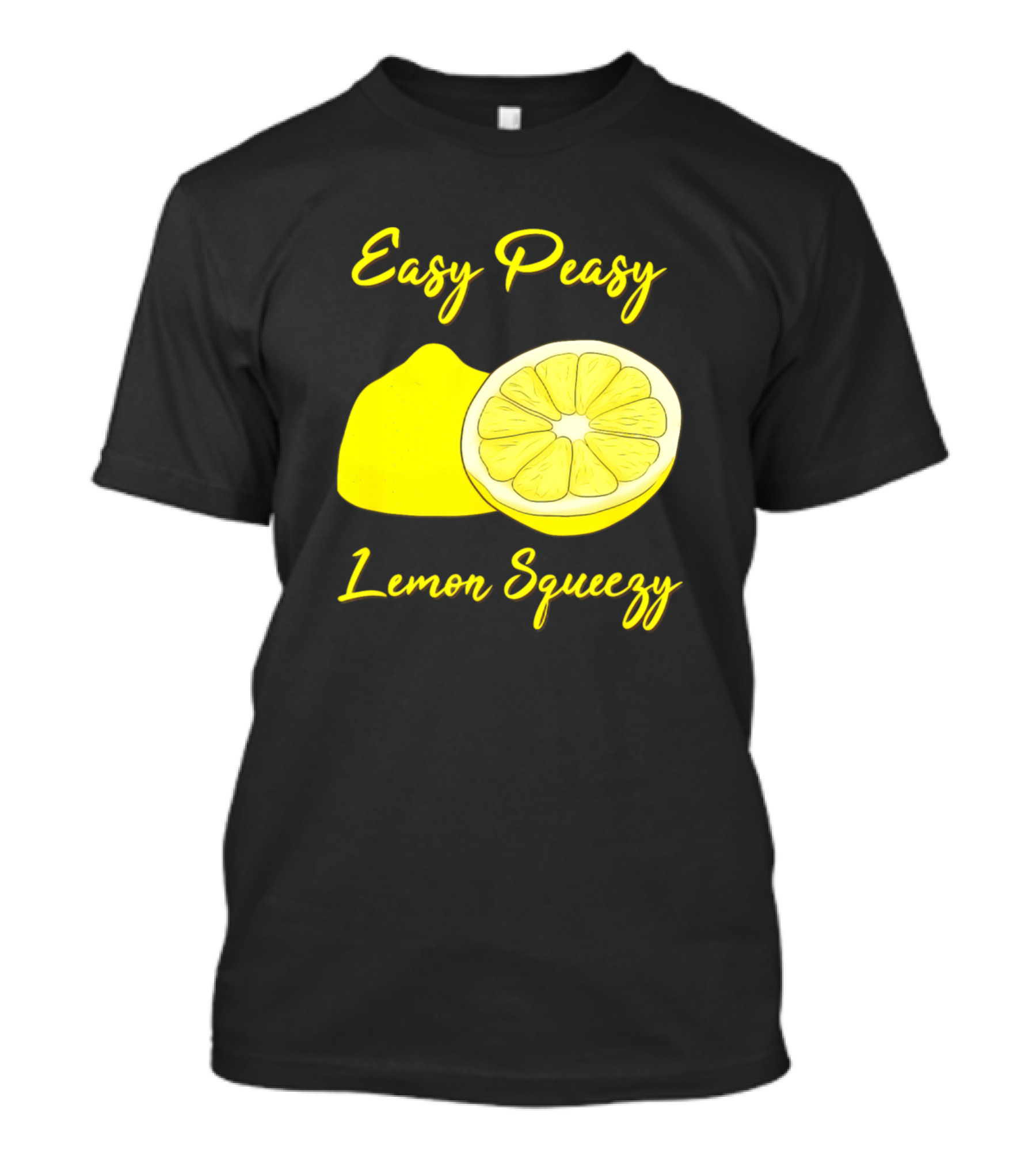Easy Peasy Lemon Squeezy Lemon Print Lemons T-Shirt