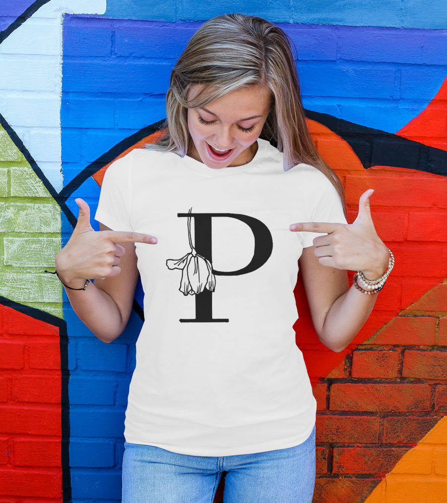 P Dried Rose Monogram T-Shirt