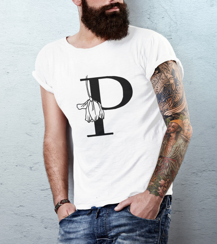 P Dried Rose Monogram T-Shirt