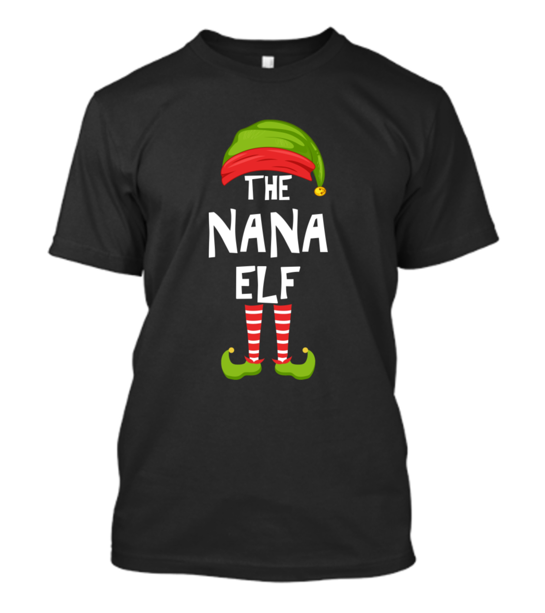 The Nana Elf Christmas Family Party T-Shirt
