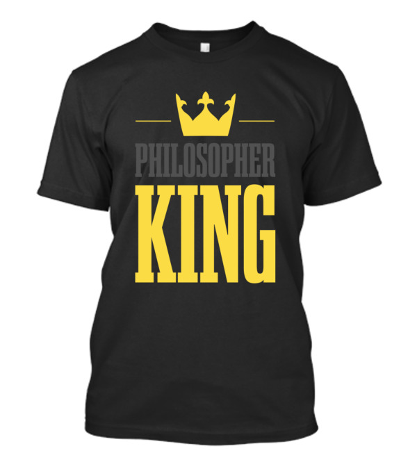 Philosopher King Crown Symbol Concept T-Shirt