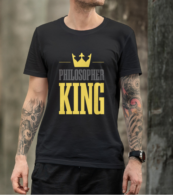 Philosopher King Crown Symbol Concept T-Shirt