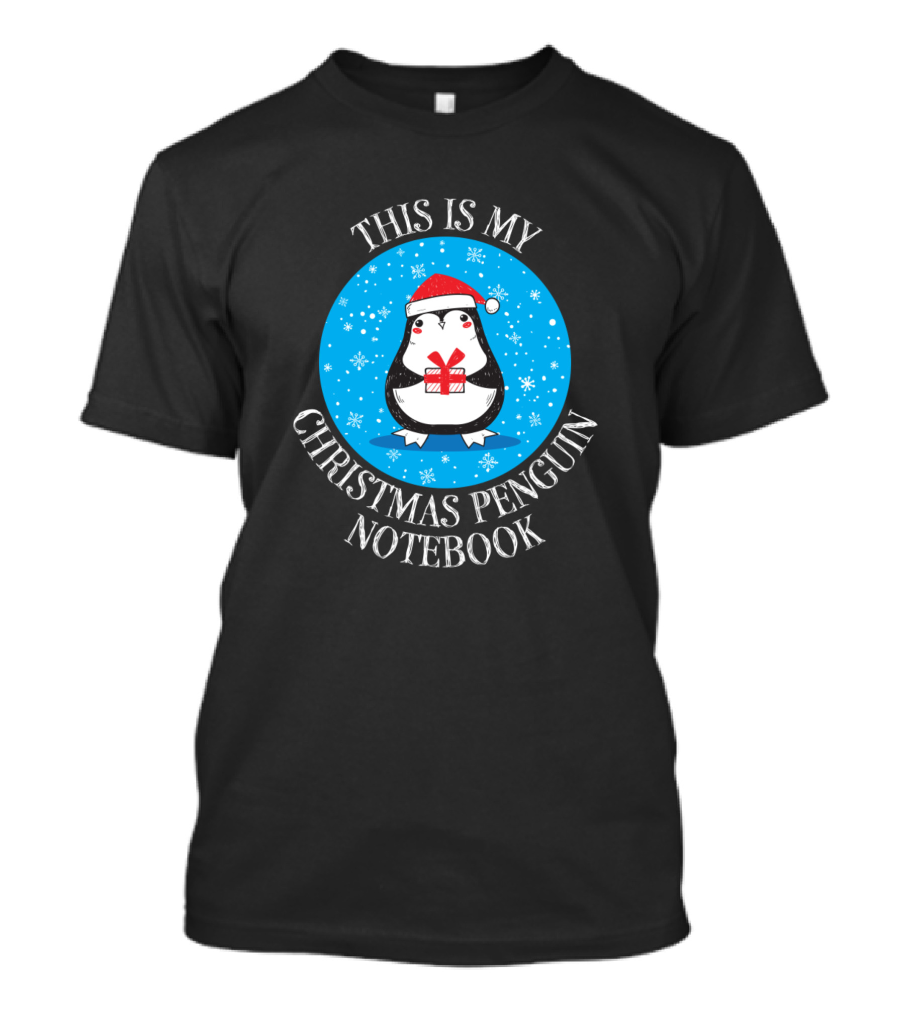 This Is My Christmas Penguin Notebook T-Shirt