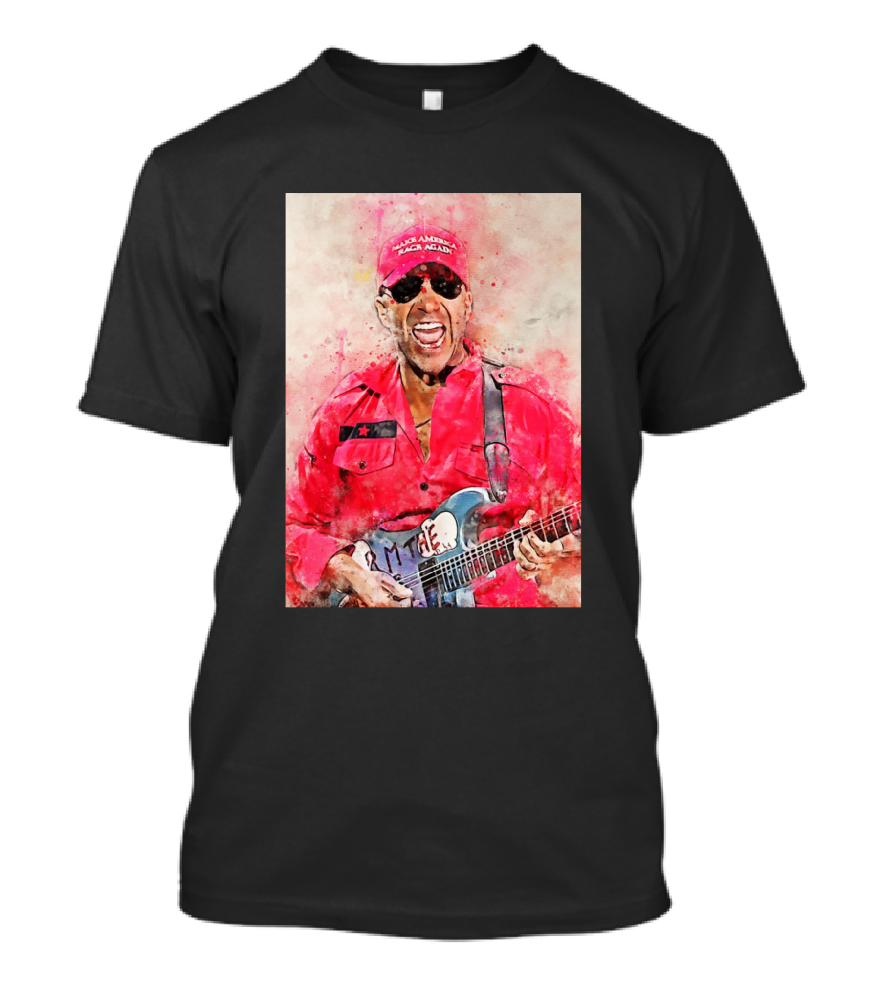 Rage Against The Machine Tom Morello Electric Guitar T-Shirt