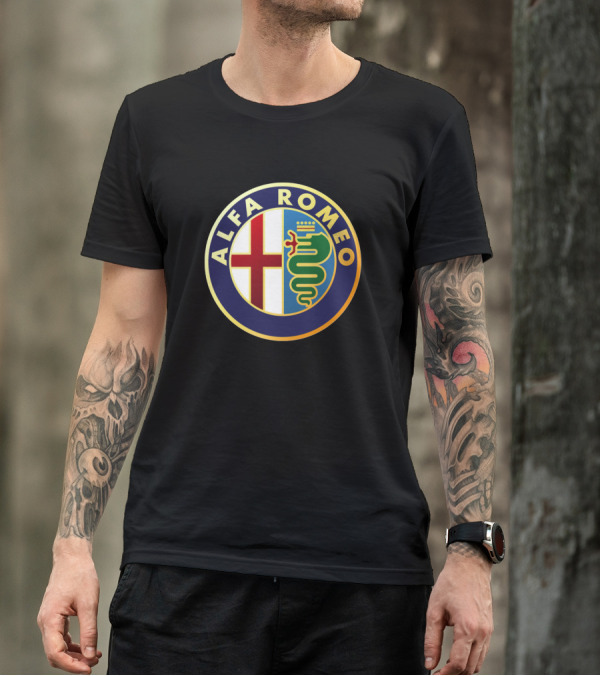 Alfa Romeo Classic Emblem Badge T-Shirt