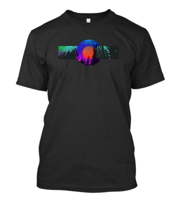 Colorado Night Sky Forest And Stars T-Shirt