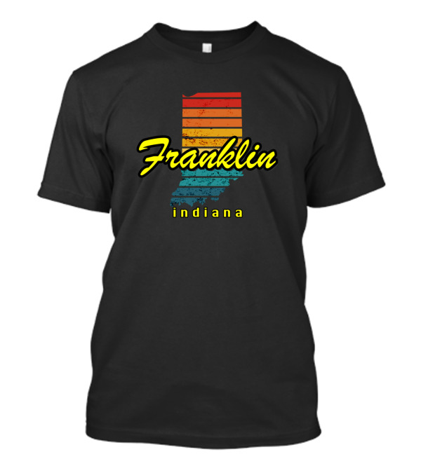 Franklin Indiana Vintage Style State T-Shirt