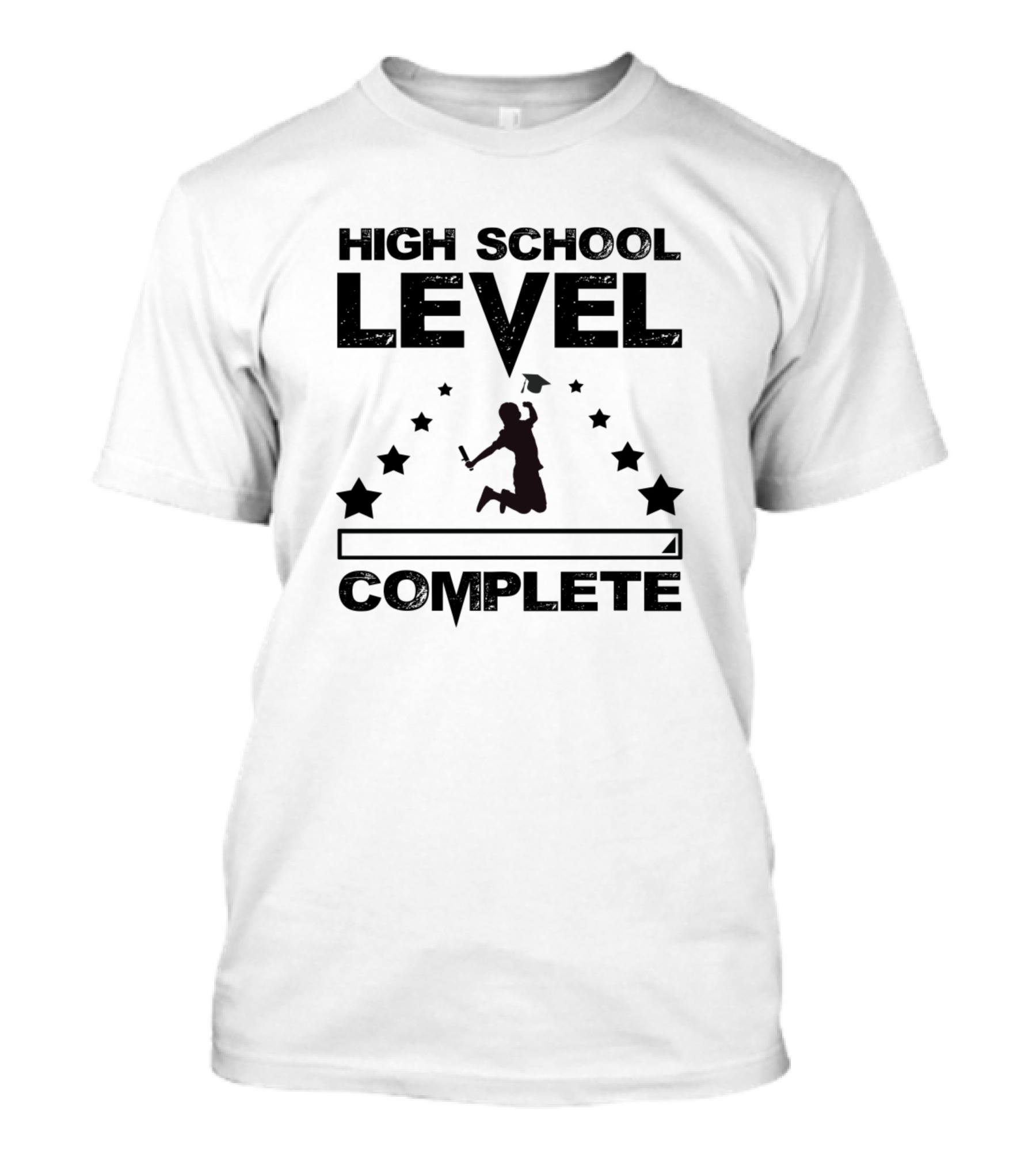High School Level Complete Gamer Graduation T-Shirt