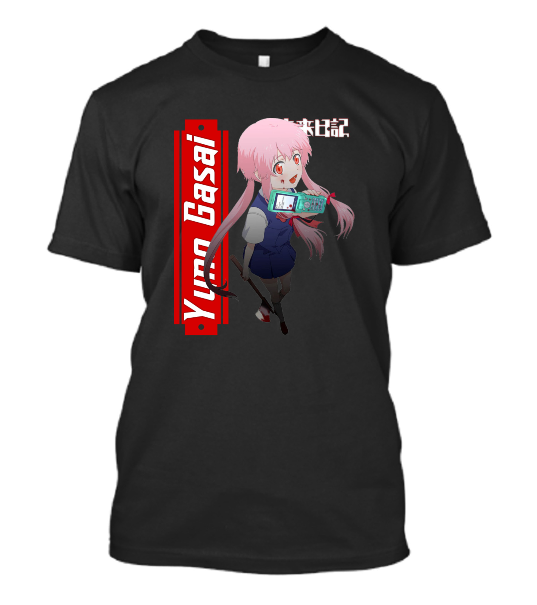 Yuno Gasai Mirai Nikki God Of Time And Space T-Shirt