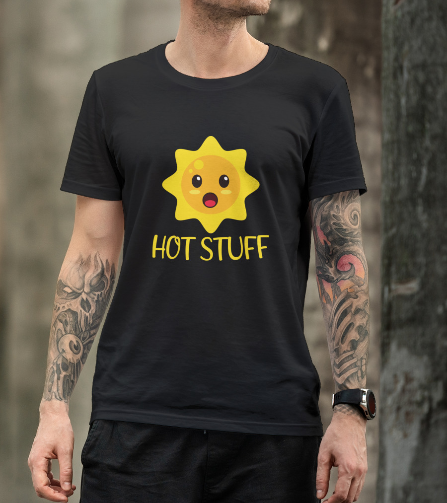 Hot Stuff Kawaii Expression Sun T-Shirt