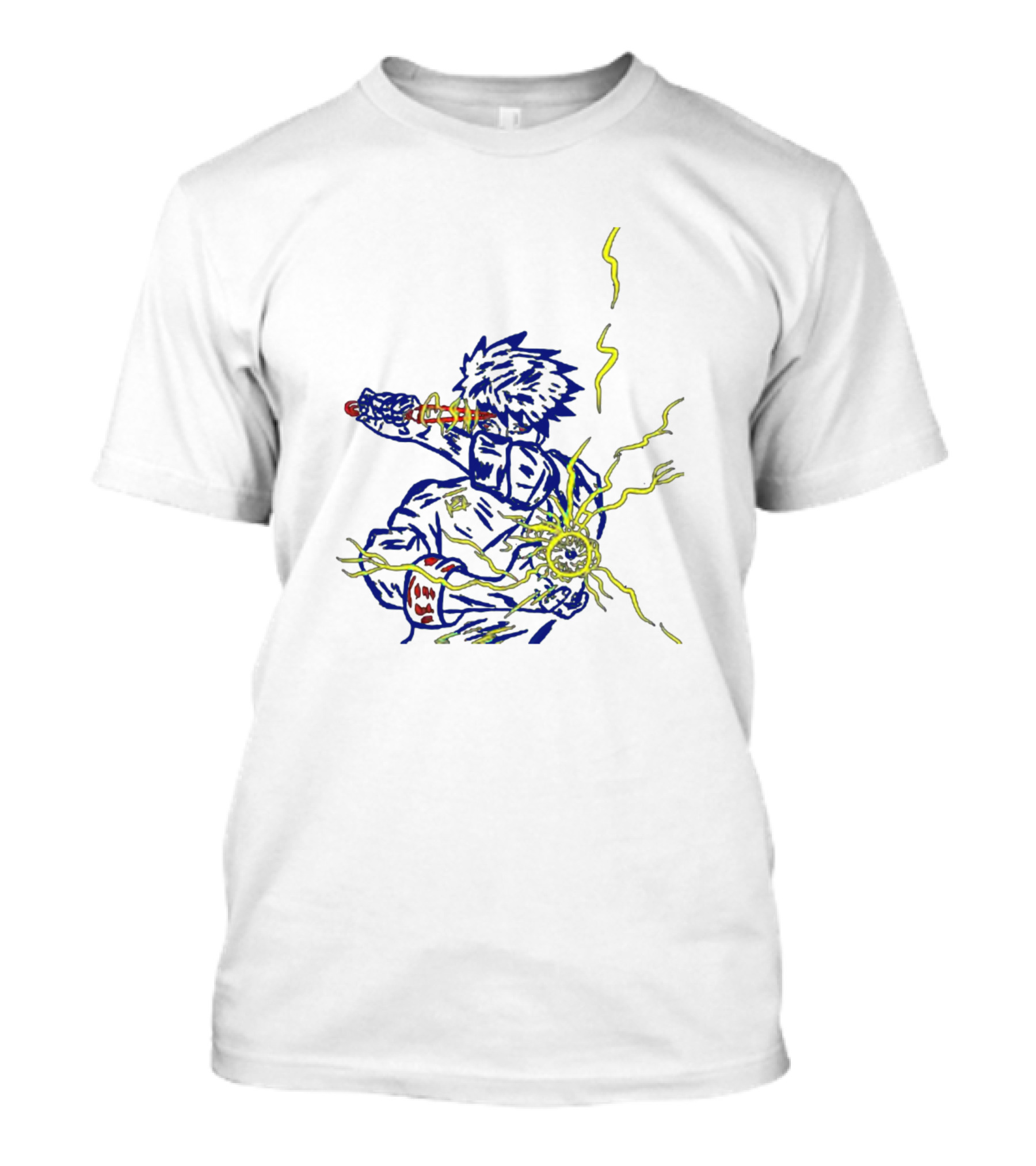 Kakashi Hatake Lightning Technique Chidori Electric Charge T-Shirt