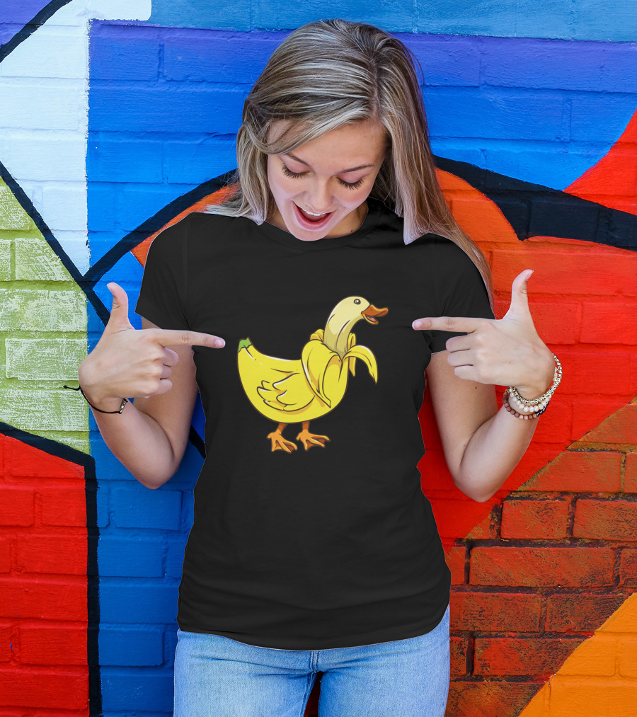 Duck Banana Hybrid Hoose Animal T-Shirt