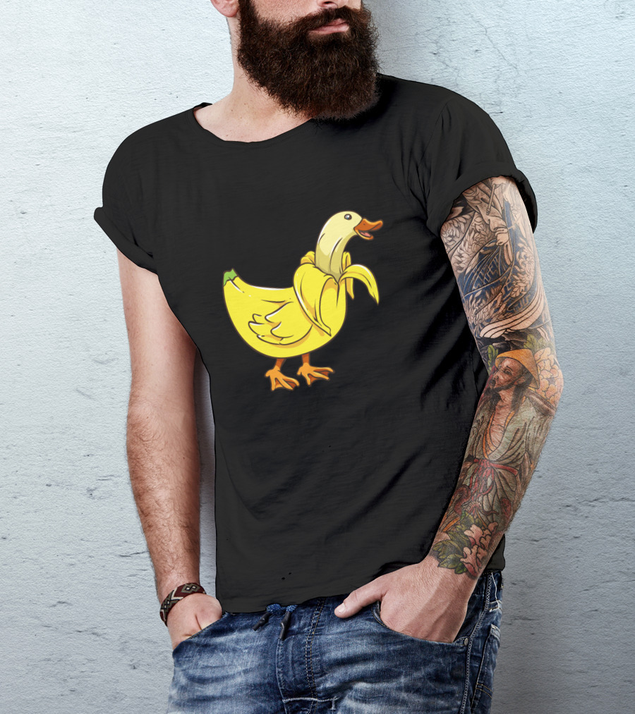 Duck Banana Hybrid Hoose Animal T-Shirt