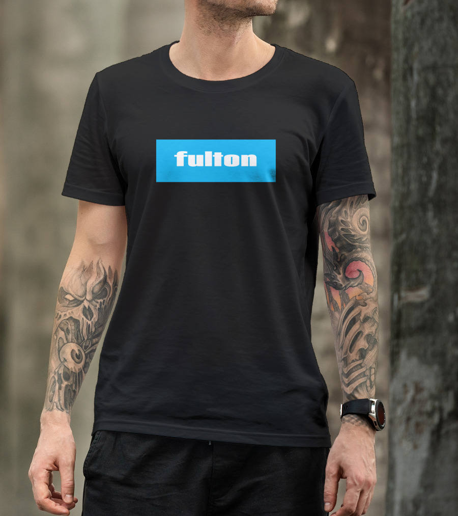 Fulton Blue Rectangular T-Shirt