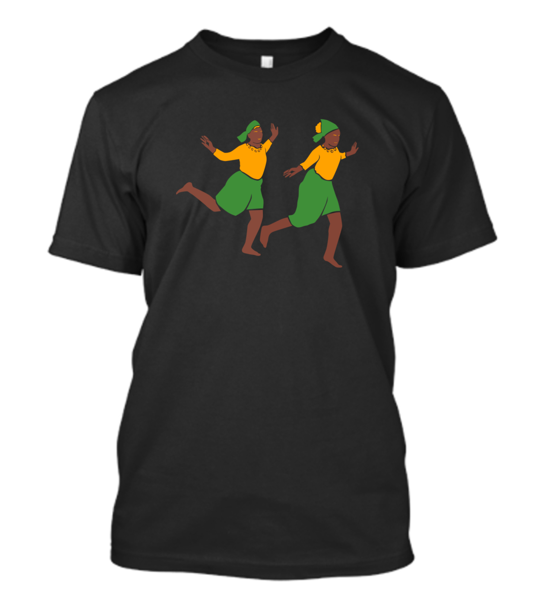 Kwanzaa Dance Celebration In Colorful Traditional Attire T-Shirt