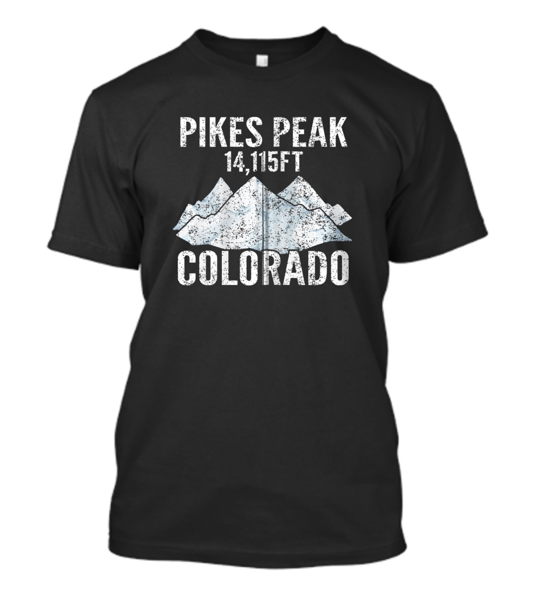 Pikes Peak 14,115FT Colorado Rocky Mountains T-Shirt