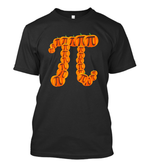 Pumpkin Pi Math Pun Symbol With Halloween Pumpkin Pi T-Shirt