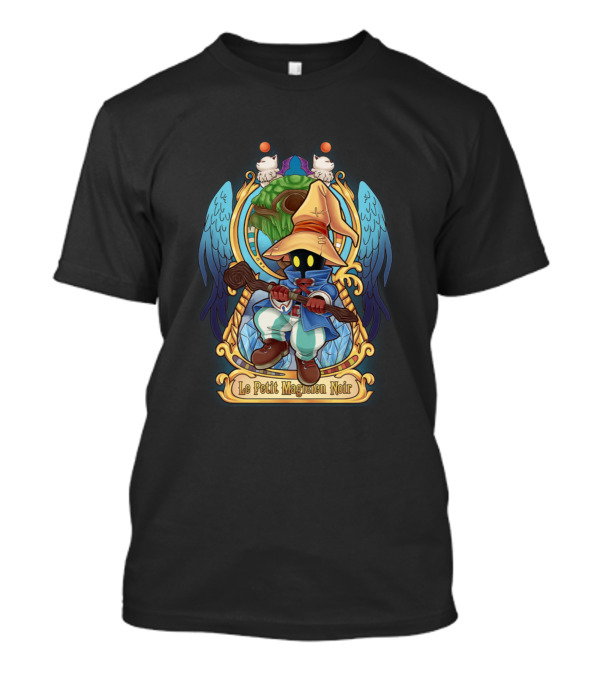 Le Petit Magicien Noir Mage With Moogles And Wings T-Shirt