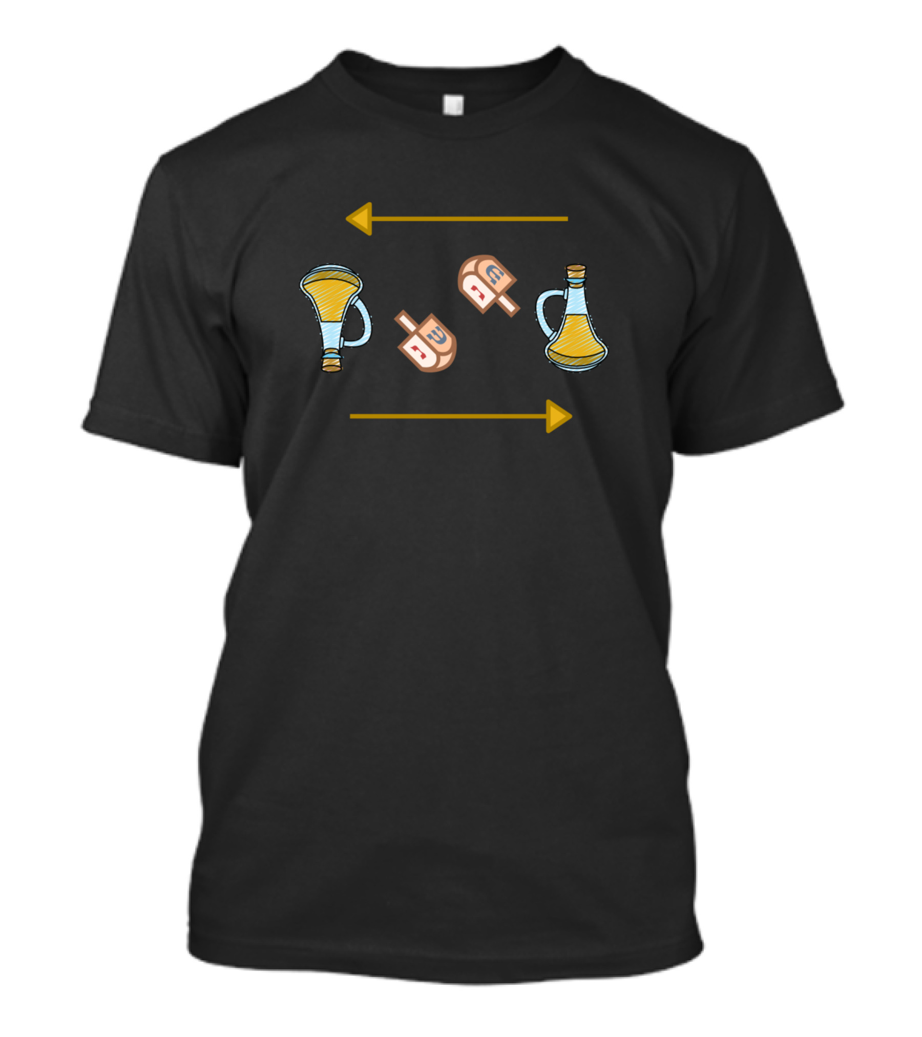 Hanukkah Haven: Dreidels And Festive Spirits T-Shirt