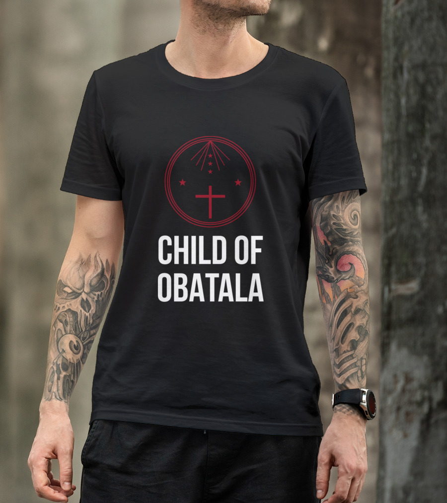 Child Of Obatala Veve Orisha Hoodoo Santeria T-Shirt