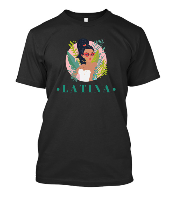 Latina Glamour Style With Tropical Flair T-Shirt