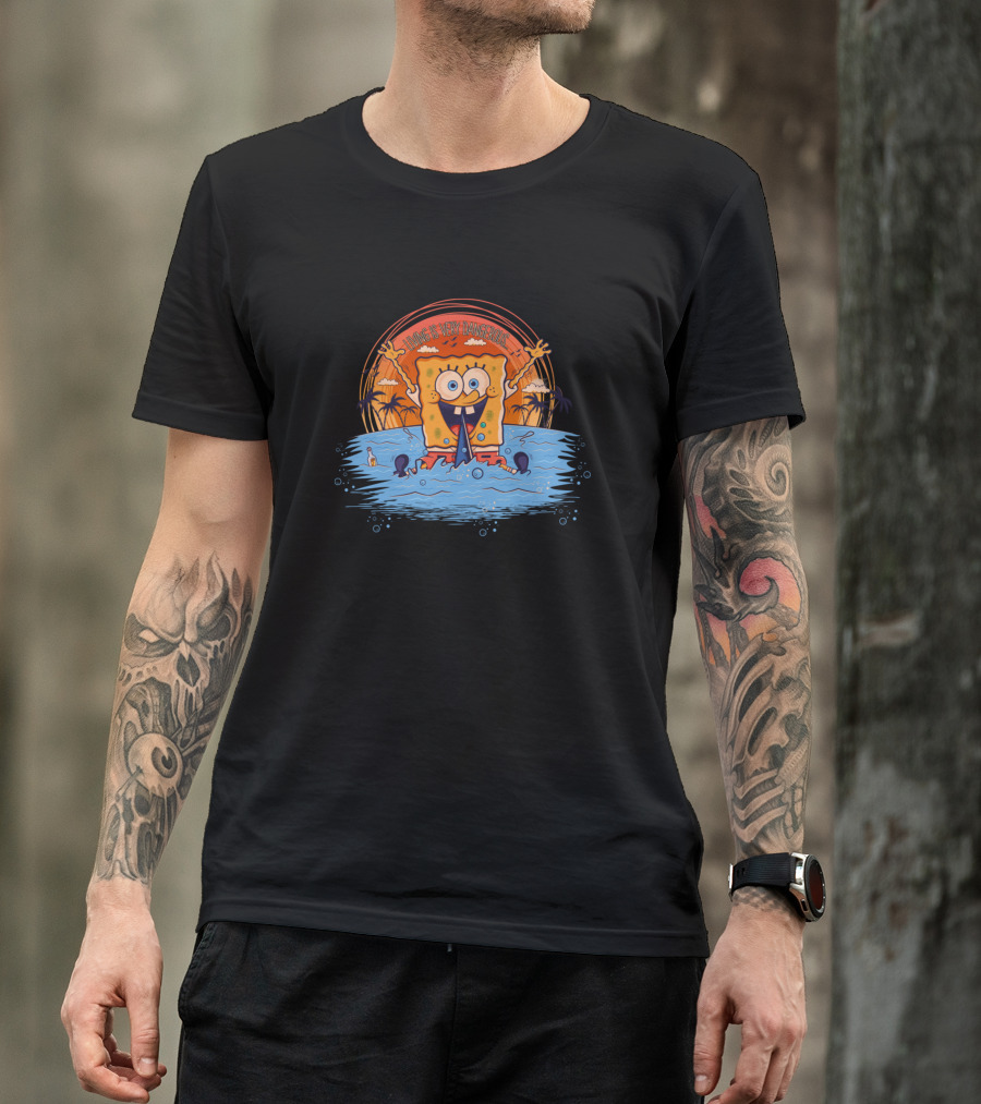 Living Is Very Dangerous Spongebob Pirate Adventure T-Shirt