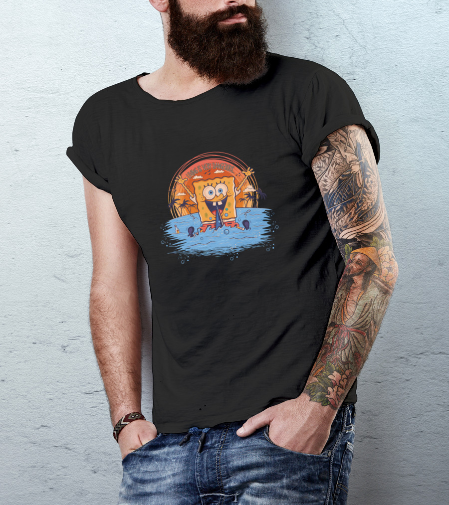 Living Is Very Dangerous Spongebob Pirate Adventure T-Shirt