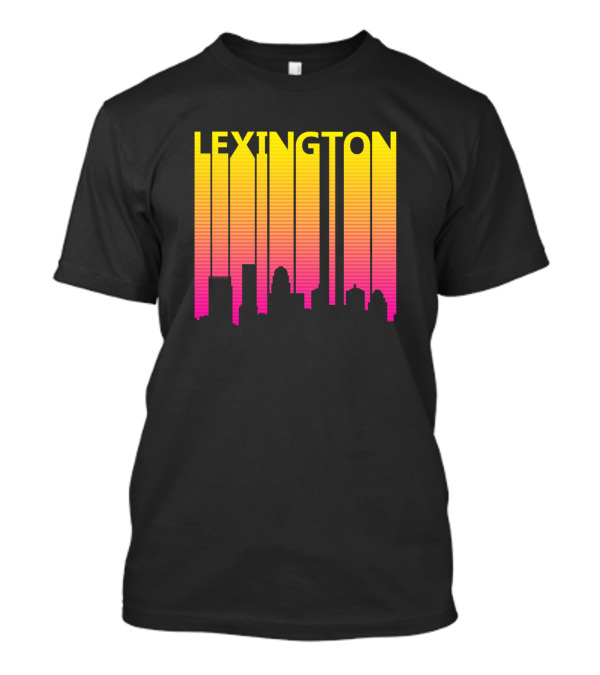Lexington Skyline Retro 1980s Gradient T-Shirt