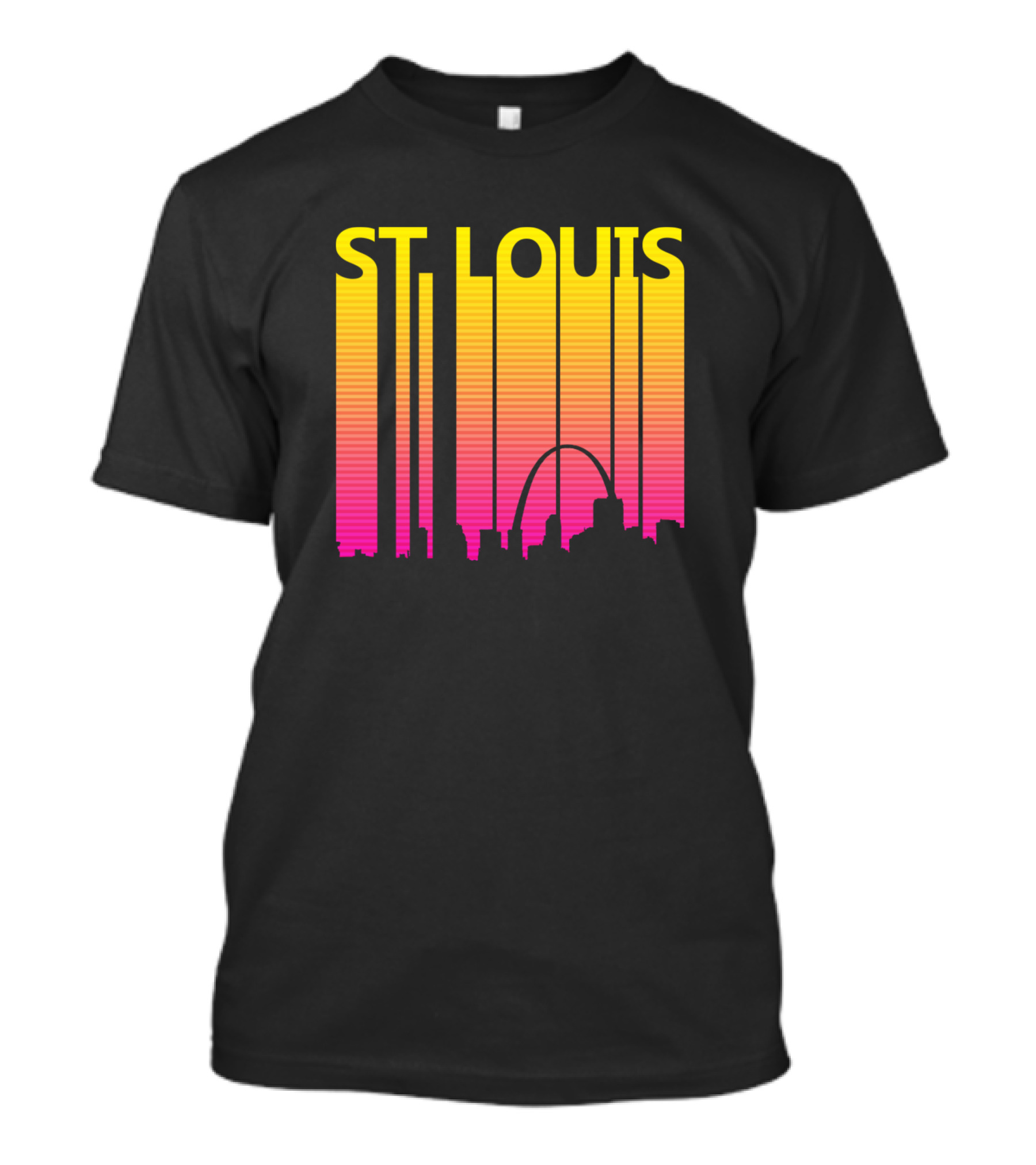 ST LOUIS Retro 1980s Skyline Arch T-Shirt