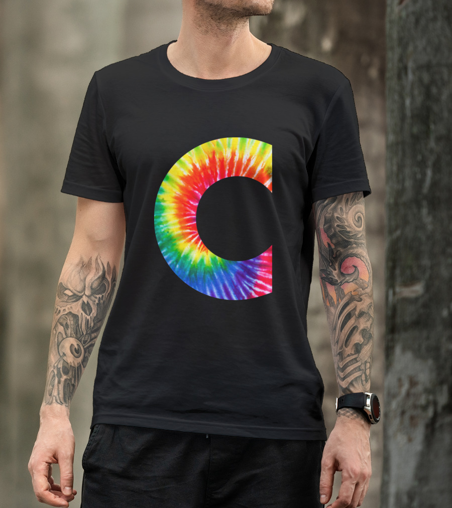 Tie Dye Letter C T-Shirt