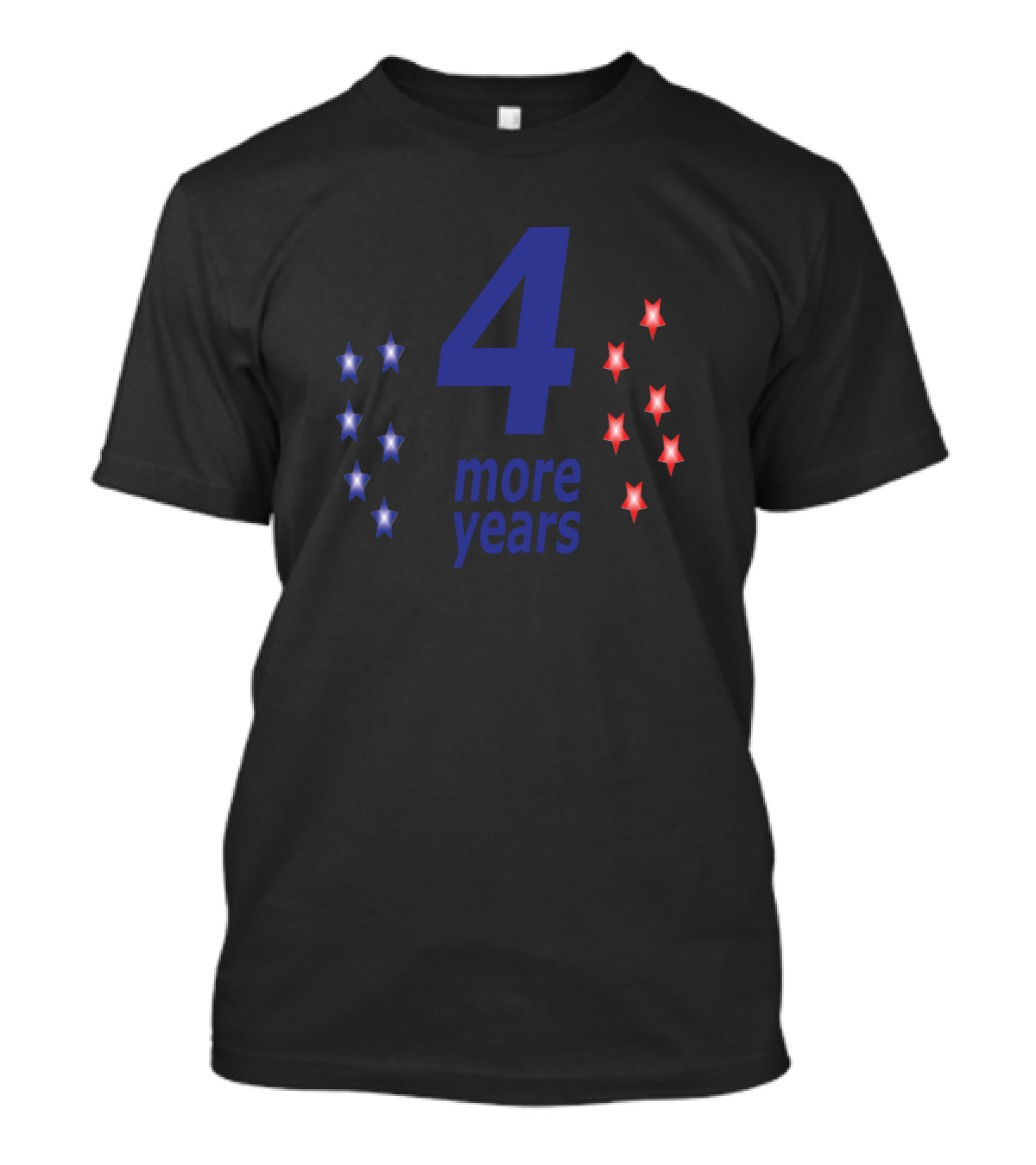 4 More Years Voted American Stars T-Shirt