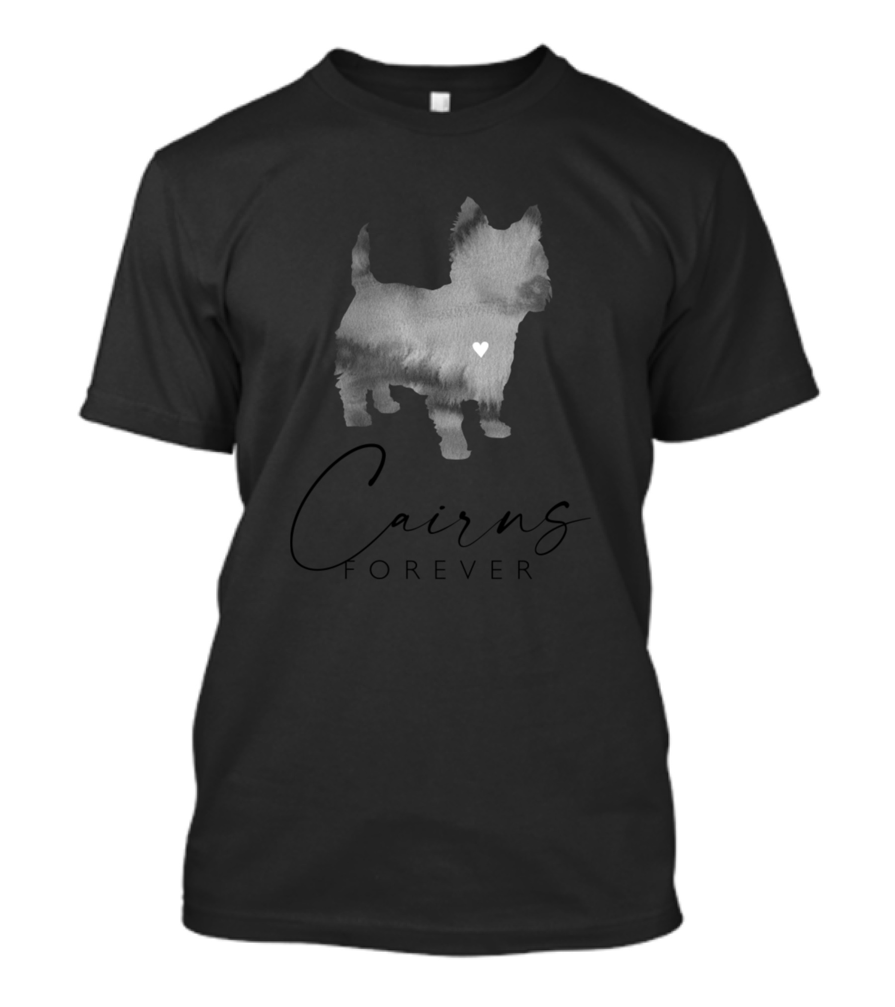 Cairns Forever Ink Effect Terrier T-Shirt