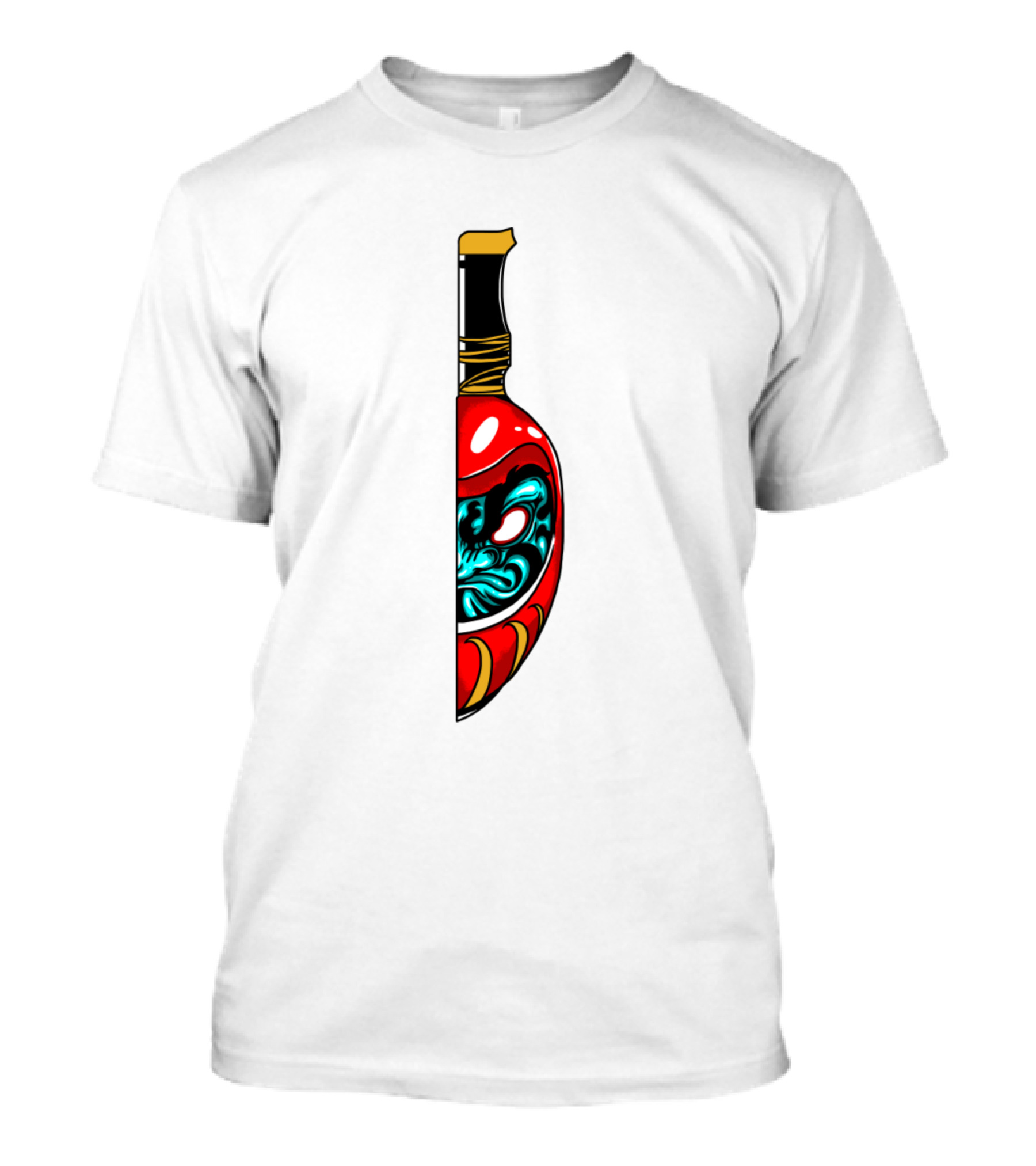 Daruma Samurai Sword Fusion T-Shirt