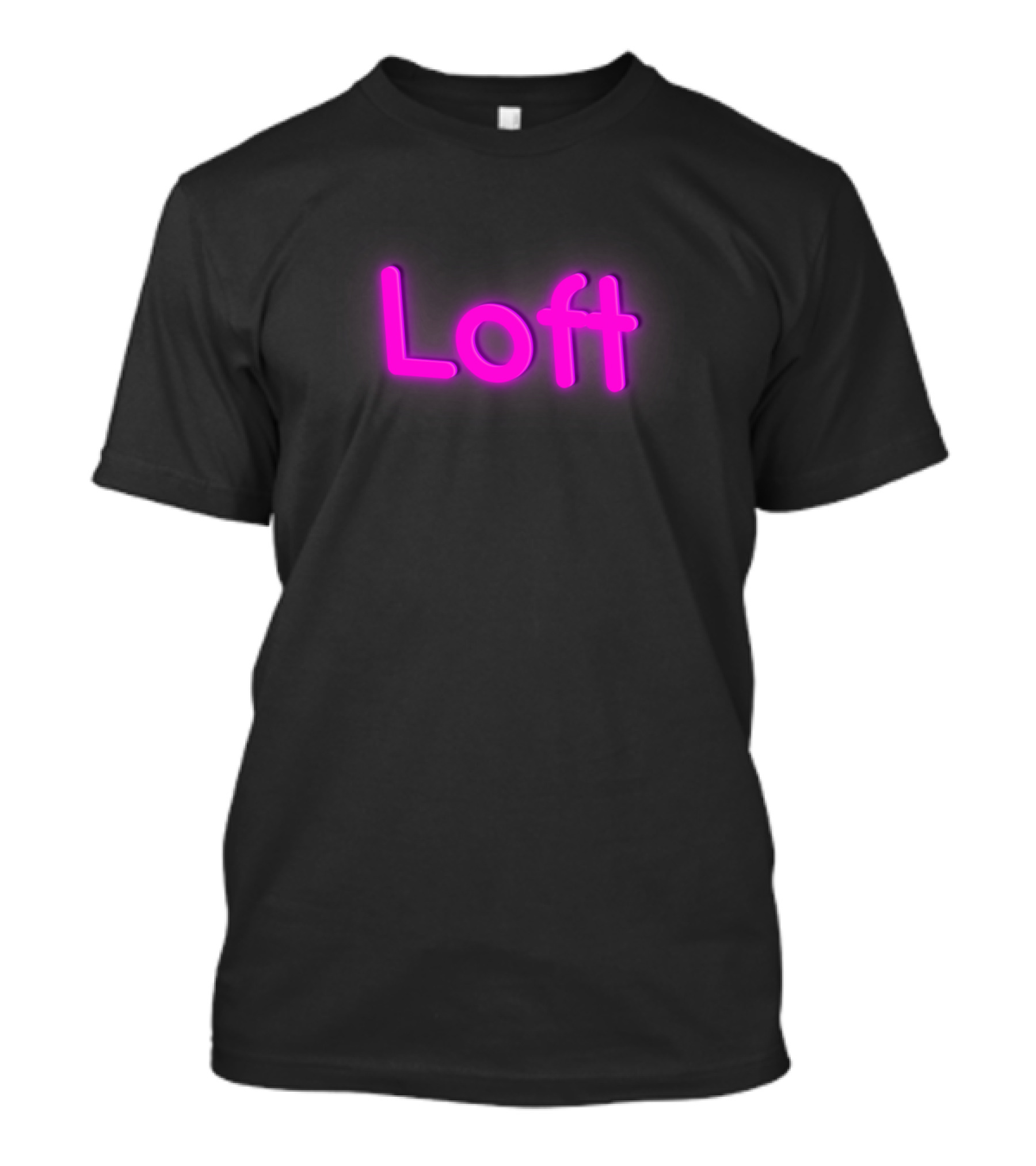Loft Neon Glow Text T-Shirt